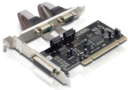 Placa PCI c/ 2 Portas Serie RS232 e 1 Porta Paralela - CONCEPTRONIC