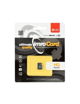 Cartão de Memória Imro 10 Unts 8GB - Preto