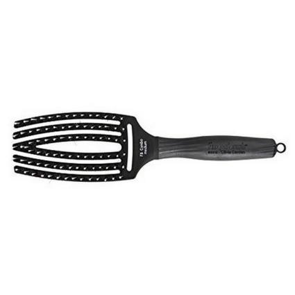 Escova Desembaraçante Finger Olivia Garden Preto
