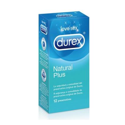 Preservativos Natural Plus Durex (12 Uds)