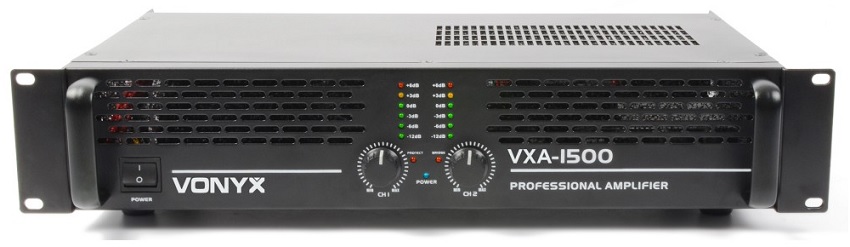 Amplificador PA Profissional 2x 750W (SKY-1500 II) - VONYX