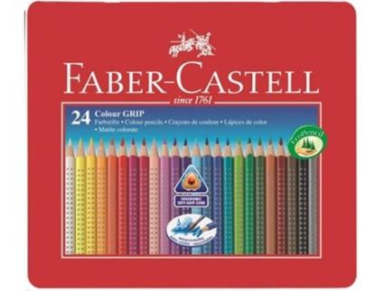 Lápis de Cor FABER-CASTELL Colour Grip 24 Cores