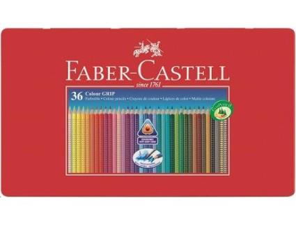 Lápis de Cor FABER-CASTELL Colour Grip 36 Cores