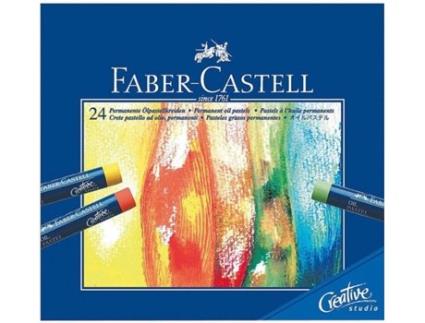 Lápis de Cor FABER-CASTELL Pastel Óleo (Multicor - Pastel Óleo - Multicor - 24 Unidades)