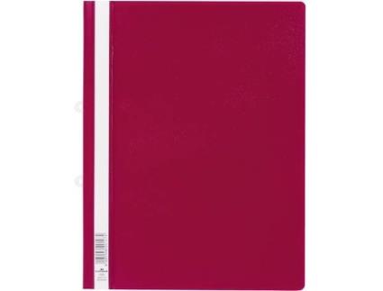 Capa DURABLE Clear View Folder Vermelho (A4)
