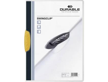 Capa DURABLE Swingclip Amarelo (A4 - 21 x 21 cm)