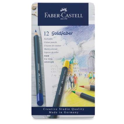 Faber Castell - Cx.12 Lápis de Cor Goldfaber