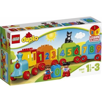 Comboio de números Lego