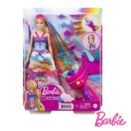 Barbie Dreamtopia - Tranças Coloridas