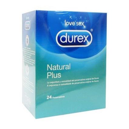 Durex Natural Plus Preservativos x24