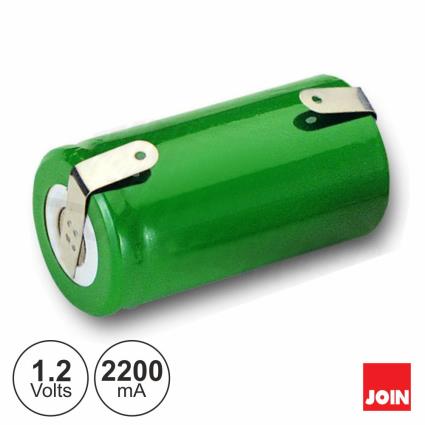 Bateria Ni-Mh Sc 1.2v 2200ma C/ Patilhas Join