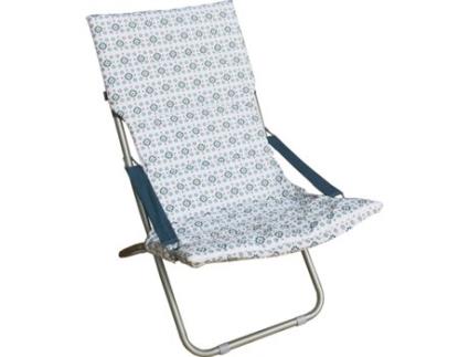 Cadeira KASA 7281314 Cinzento (Metal e Poliéster - 90 x 60 x 80 cm)