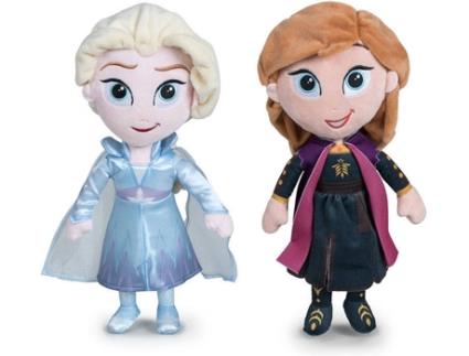 Peluche PLAY BY PLAY Elsa & Anna Frozen 2 Disney 30cm