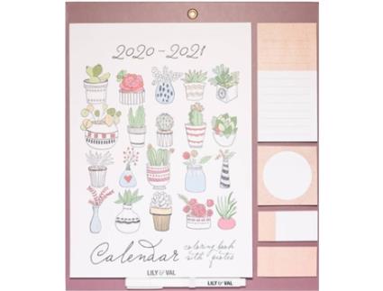 Planner Magnético LILY & VAL Coloring Book (2020/2021)