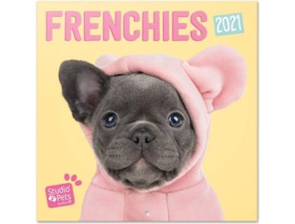 Calendário OFIURIA Studio Pets French Bulldog (2021 - 30 x 30 cm)
