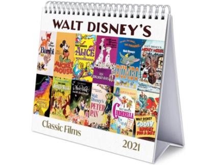 Calendário de Secretária DISNEY Deluxe Classic Films (2021)