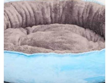 Cama para Cães WJS Quente (Azul - 60x48cm - Tecido)