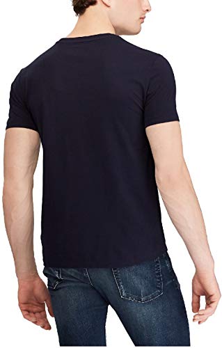 Polo Ralph Lauren T-shirt de gola redonda, em jersey de algodão