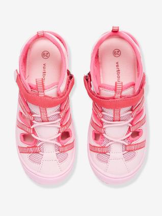 Sandálias para menina rosa medio bicolor/multicolor 