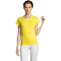 Sols  T-Shirt mangas curtas Miss camiseta manga corta mujer  Amarelo Disponível em tamanho para senhora. EU XXL,EU S,EU M,EU L,EU XL.Mulher > Roupas > Camiseta 
