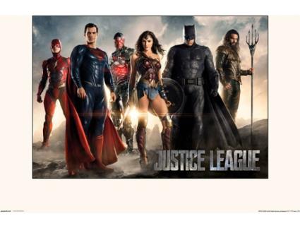Print DC COMICS 30X40 Cm Justice League Movie All Characters