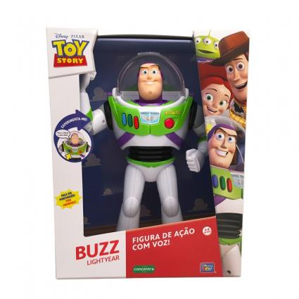 Figura de Ação com Voz - Buzz Lightyear Toy Story 4  