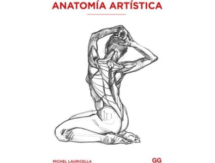 Livro Anatomía Artística de Michel Lauricella (Espanhol)