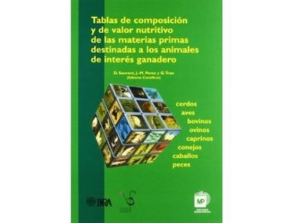 Livro Tablas Composicion Valor Nutritivo Materias Primas de D. Sauvant (Espanhol)