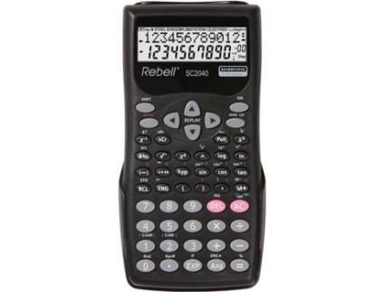 Calculadora Científica REBELL SC2040 Preto (12 dígitos)