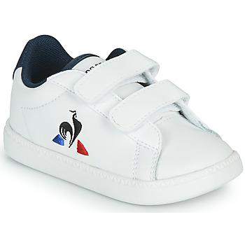Le Coq Sportif  Sapatilhas COURTSET INF  Branco Disponível em tamanho para rapariga. 21,22,23,24,25,26.Criança > Menina > Sapatos > Tenis  