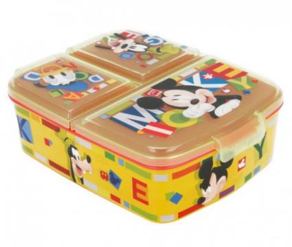 Sanduicheira 3 Divisórias Mickey Disney