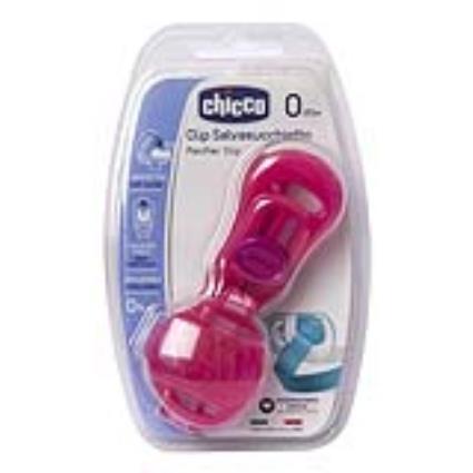 Clip protetor de chupeta Chicco rosa