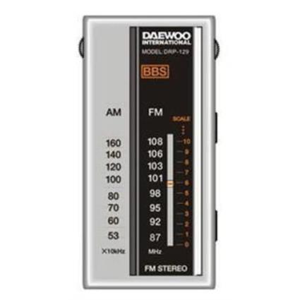 RADIO DAEWOO PORT.AM/FM-CLIP -DRP129