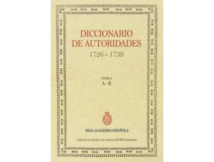 Livro Diccionario De Autoridades de Vários Autores (Espanhol)