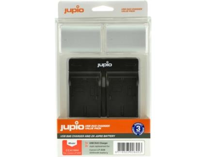 Kit JUPIO 2 Baterias LP-E6N (ULTRA) e Carregador