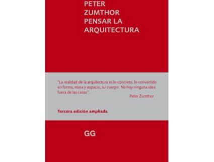 Livro Pensar La Aquitectura de Peter Zumthor (Espanhol)