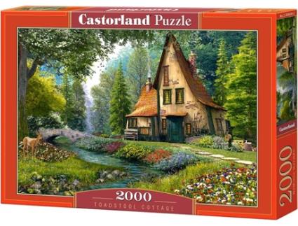 Puzzle CASTORLAND Toadstool cottage (2000 Peças)