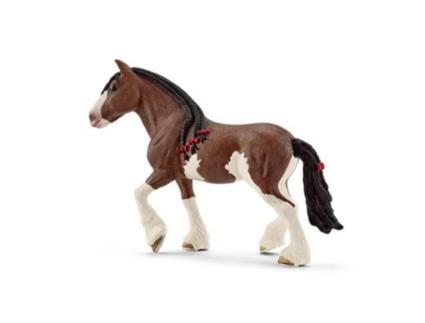 Figura SCHLEICH Cavalo Garanhão Clydesdale