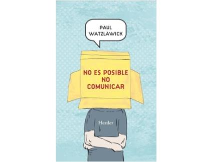 Livro No Es Posible No Comunicar de Paul Watzlawick (Espanhol)