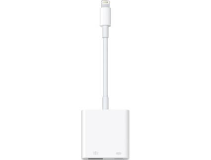 Adaptador APPLE MK0W2ZM/A (iPad - Lightning - USB 3 - 2 Portas - Branco)