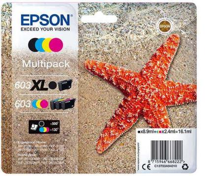 Tinteiro Multipack 4 Cores 603XL EPSON