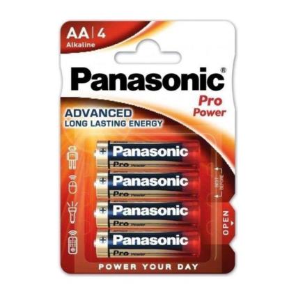 Pilha Alcalina Aa 1.5v Blister 4 Panasonic