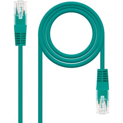Cabo de Rede Nanocable RJ45 CAT.6 UTP AWG24 1 M Verde