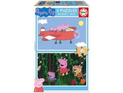 Puzzle EDUCA BORRASPeppa Pig (Idade Mínima: 3 Anos - 16 Peças)