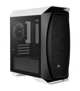 Caixa Aerocool Aero one Mini White Matx, Tempered Glass Full Watercooling Support, 1x12cm fan