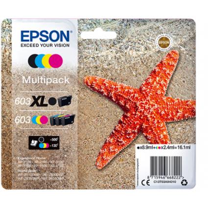 Epson 603 XL tinteiro 1 unidade(s) Original Rendimento alto (XL) Preto, Ciano, Magenta, Amarelo