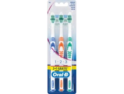 Escova de Dentes ORAL-B C Dentes de Meio Pack 3 Unidades