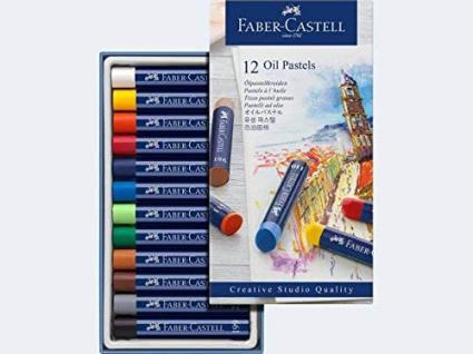 Pastel óleo 12 cores FABER-CASTELL