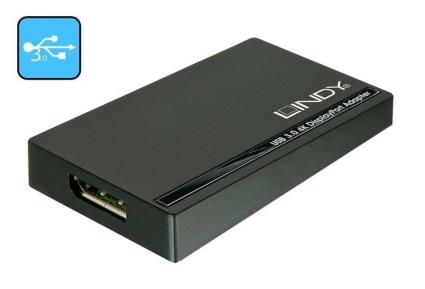 Conversor Lindy USB 3.0 > DisplayPort 4K