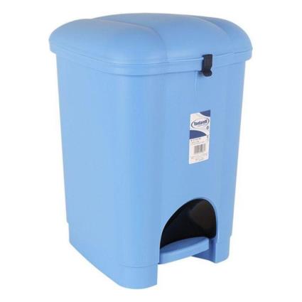Balde de Lixo com Pedal Tontarelli Plástico Azul - 6 L